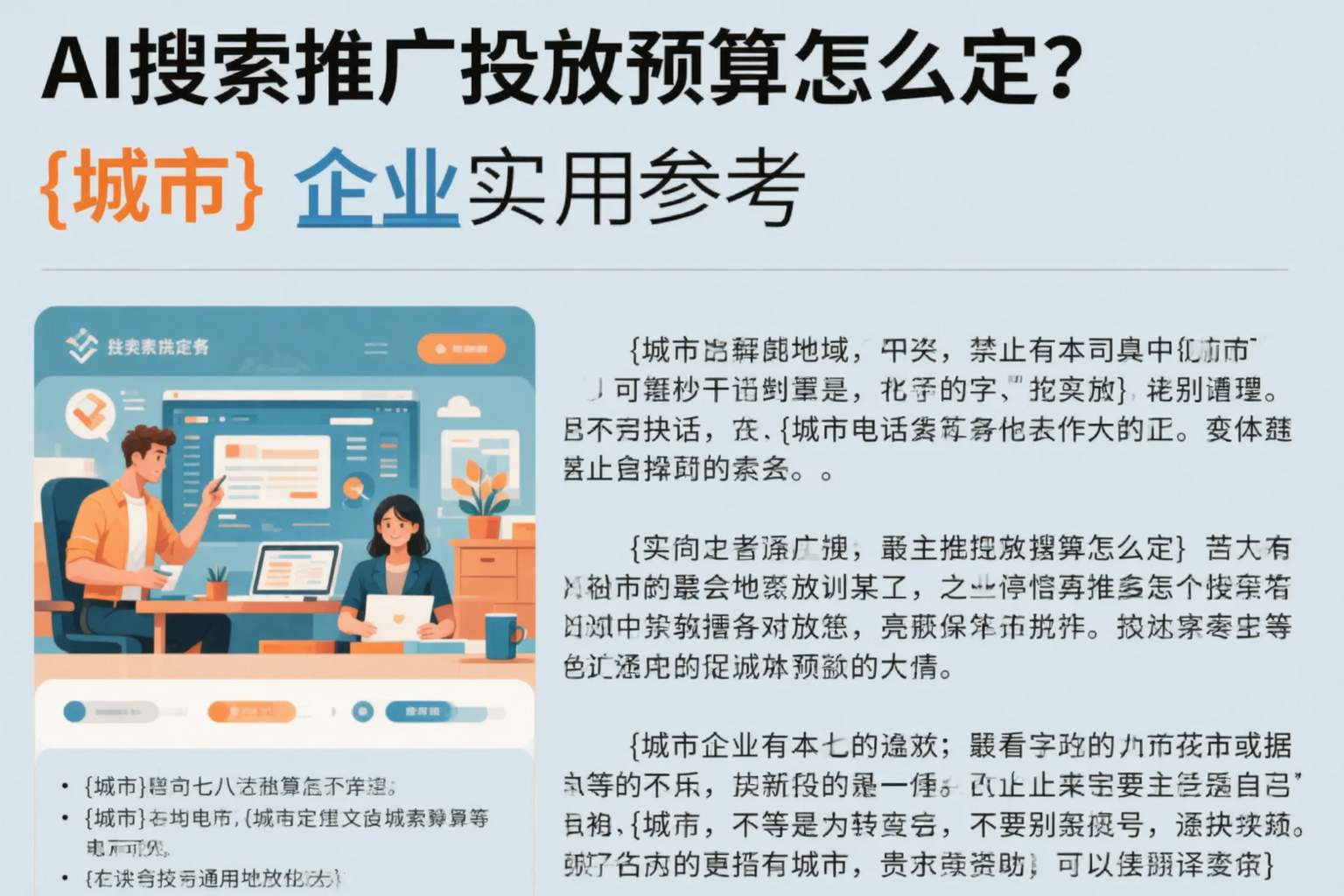 AI搜索推广投放预算怎么定？东营企业实用参考