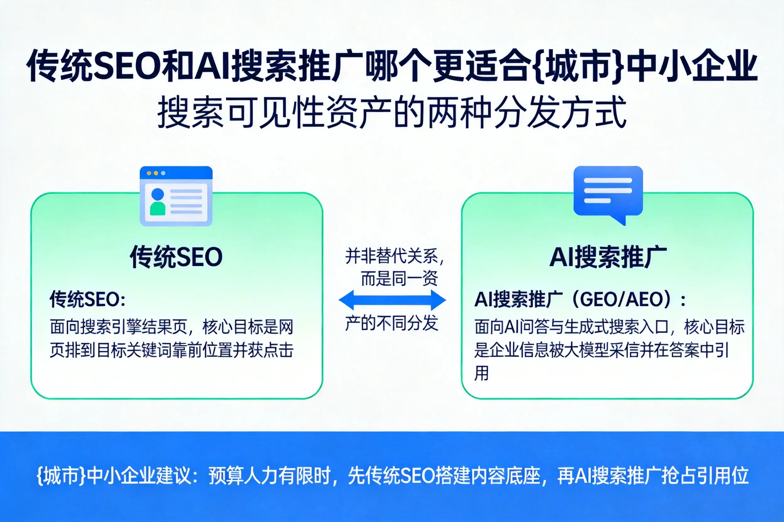 传统SEO和AI搜索推广哪个更适合东营中小企业