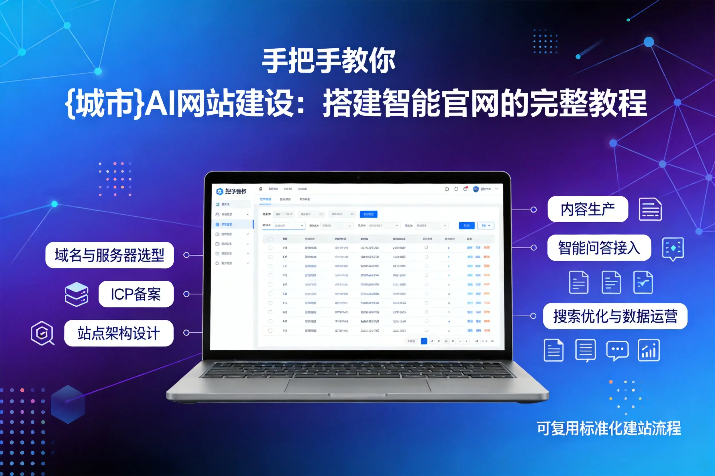 手把手教你东营AI网站建设：搭建智能官网的完整教程
