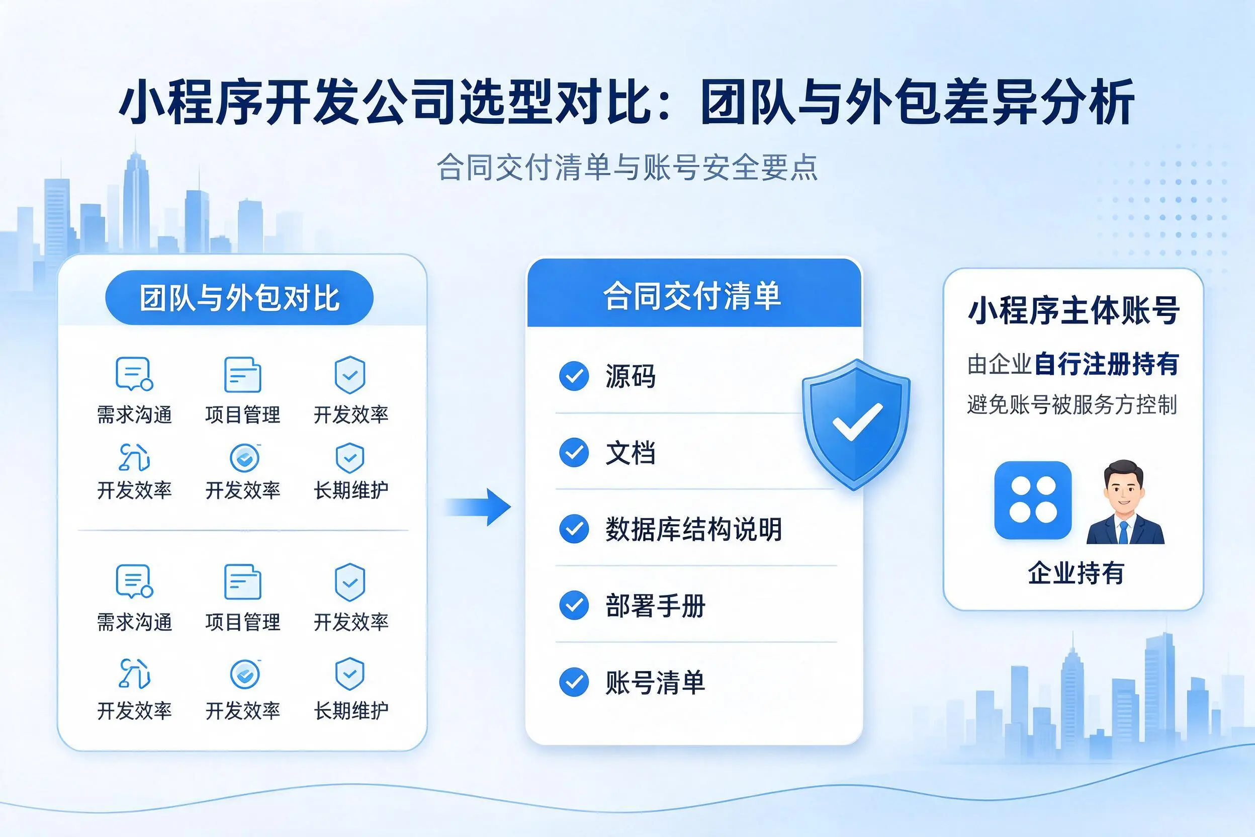 东营小程序开发公司选型对比：团队与外包差异分析