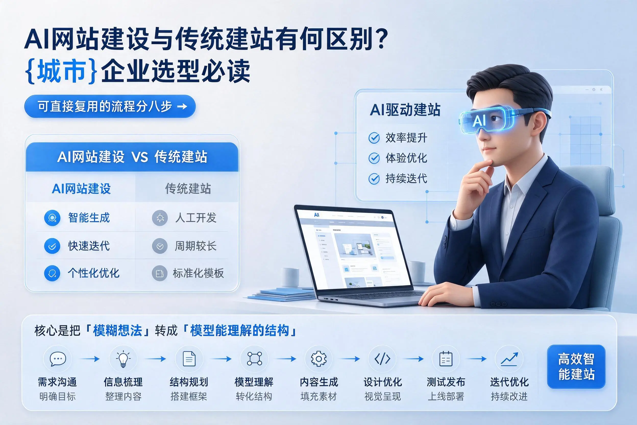 AI网站建设与传统建站有何区别?东营企业选型必读