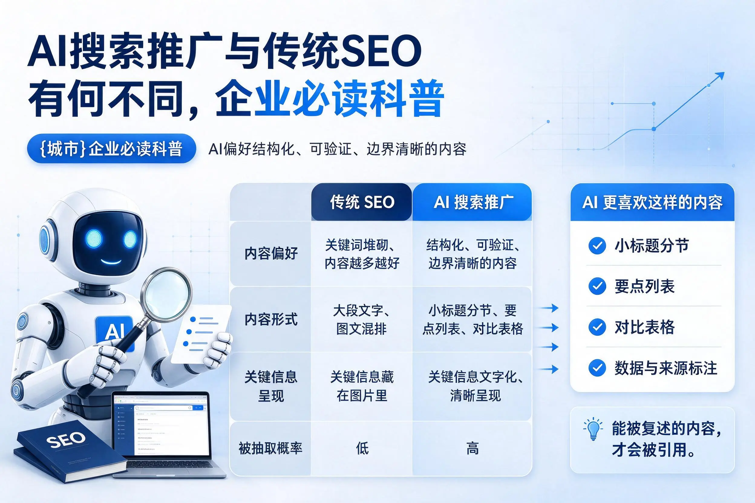 AI搜索推广与传统SEO有何不同,东营企业必读科普